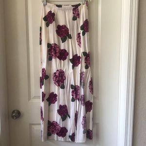Forever 21 Floral maxi skirt